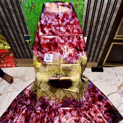 Bazin Getzner Teinté VIP Abstrait Rouge Grenat