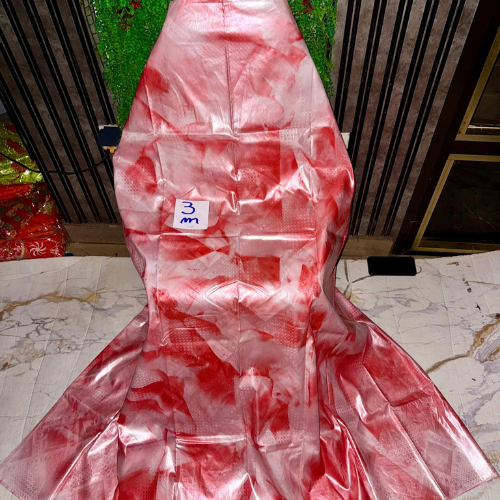 Bazin Getzner Teinté VIP Abstrait Rouge Cerise