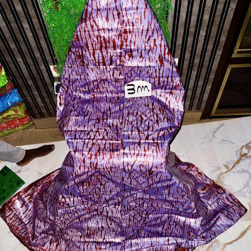 Bazin Getzner Teinté VIP Abstrait Violet Lavande