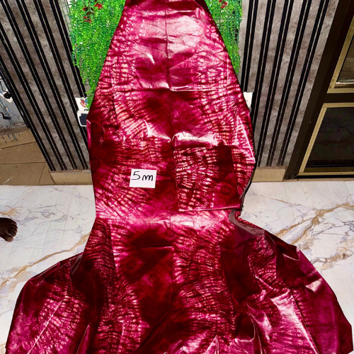 Bazin Getzner Teinté VIP Abstrait Rouge